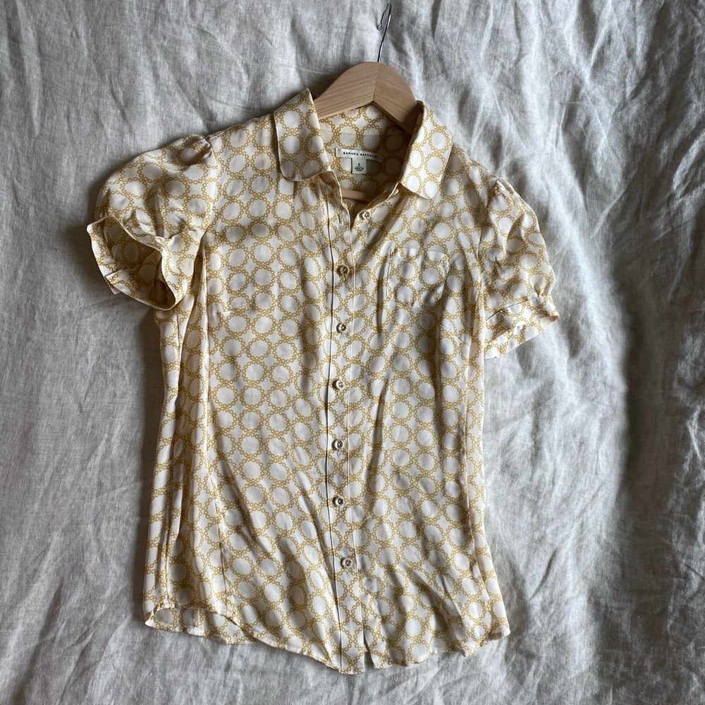 90’s / Y2K Vintage Banana Republic Blouse - Picture 6 of 6